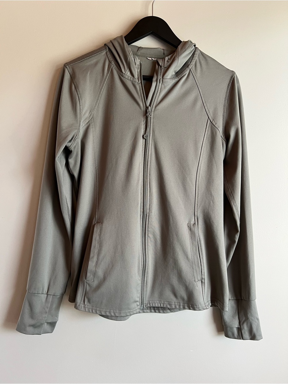 RBX Olive Green Zip Up Athletic Jacket Small/med Lightweight Athleisure Hoodie